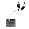 Cable adaptador de audio Jack 3.5mm auricular + Microfono h/m-m / 20cm / 10.24.1203