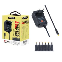 Cargador Universal GT882 - 3v/4.5v/5v/7.5v/9v/12v/ 2a + USB / Monitor / Tablet / Router / Mtk