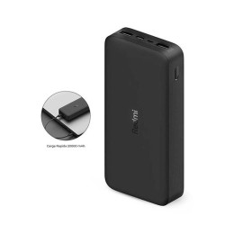 Powerbank Xiaomi Redmi 20000 Mah / 2x Usb / 18W Fast Charge / Negro / VXN4304GL
